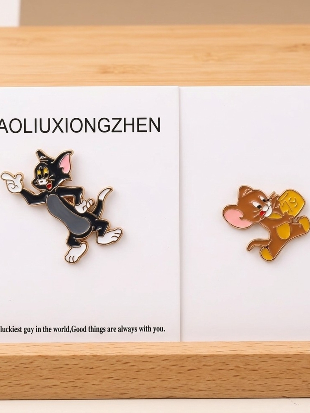 Tom and Jerry Enamel Pin Set Of 2 (Bundle Pricing Available)